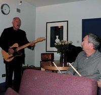 David Gilmour, Nick Mason. 10.05.2007, Barbican Hall