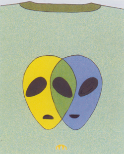 Pink Floyd aliens T-short