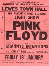 Pink Floyd at Lewes Town Hall 1968-01-19