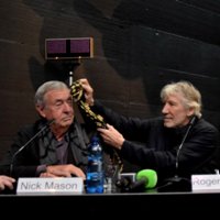 Nick Mason Roger Waters 2018-01-16 Rome press-conf