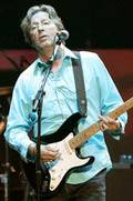 Eric Clapton, Cream reunion 2005 (Associated Press photo, Jane Mingay)