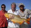 Roger Waters with dorado fish in Buenos Aires